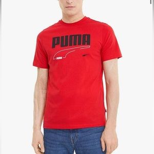 Puma rebel tee Big and Tall size 3xlt high risk red